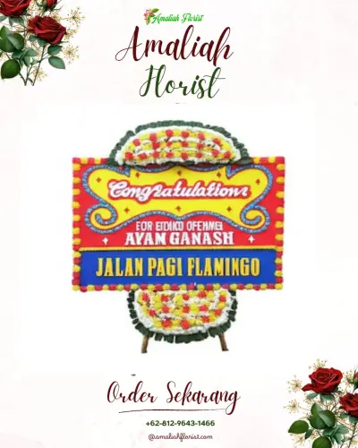Bunga Papan Congratulation di Ngargosoko